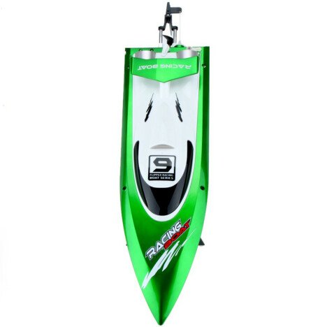 Barca cu telecomanda iUni FT009 Top Speed Racing Flipped Boat, Verde